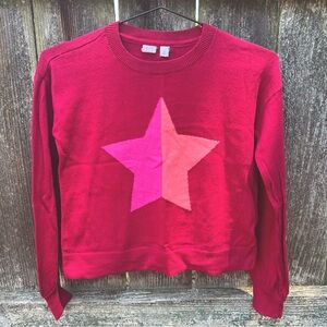 EUC Girls Gap Star Sweater